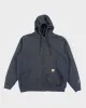 Vintage 2000's Carhartt Heavyweight Navy Zip Up Hoodie - L sold by Rokit