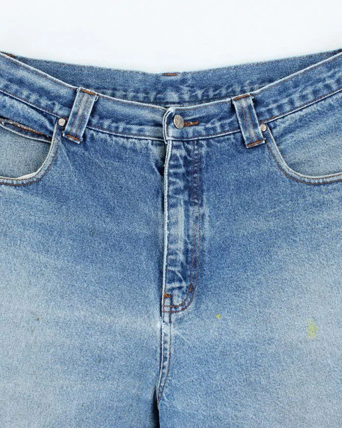 Vintage 2000's Joker Embroidered Wide Leg Denim Shorts - W34 L11 sold by Rokit product image thumbnail 3