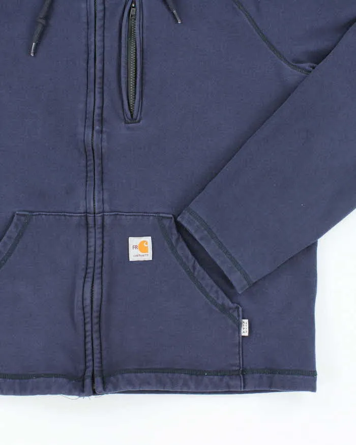 Vintage Carhartt FR Oversized Zip-Up Hoodie - L sold by Rokit product image thumbnail 4