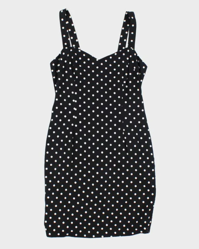 Vintage Y2k 00s Paris Blues Polka Dot Dress - M sold by Rokit