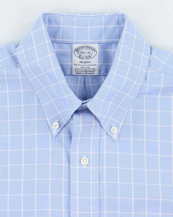 Vintage Brooks Brothers Checked Long Sleeve Shirt - L sold by Rokit product image thumbnail 5