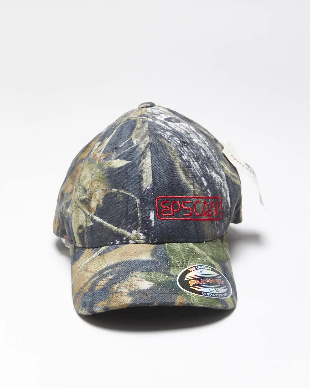 Vintage 2000's Embroidered Real Tree Camouflage Flexifit Cap - OS sold by Rokit product image thumbnail 3