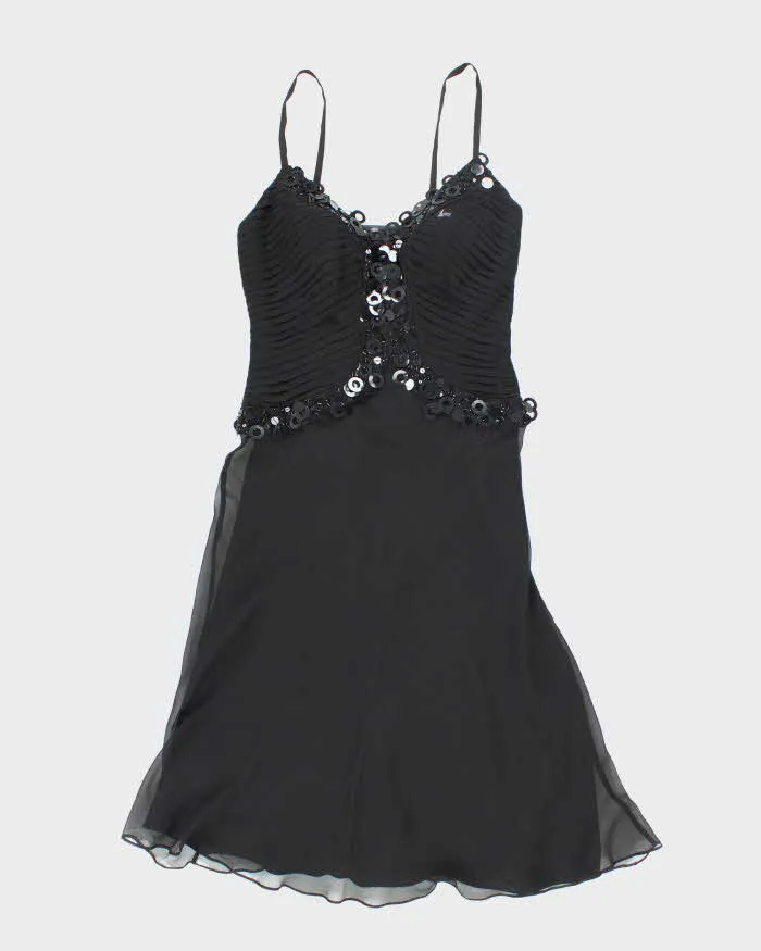 Vintage Y2k 00s Morell Maxi Sequin Silk Dress - S sold by Rokit