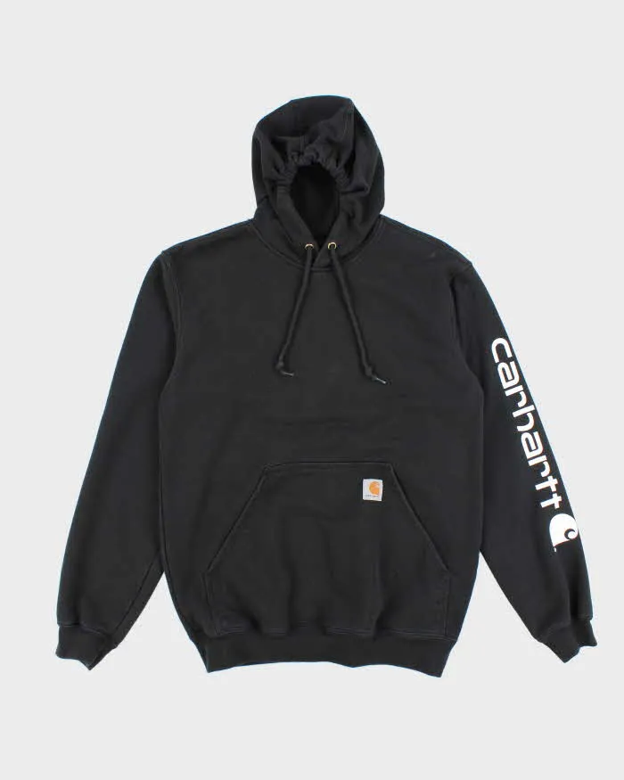 Vintage 2000's Carhartt Sleeve Spell Out Hoodie - S sold by Rokit
