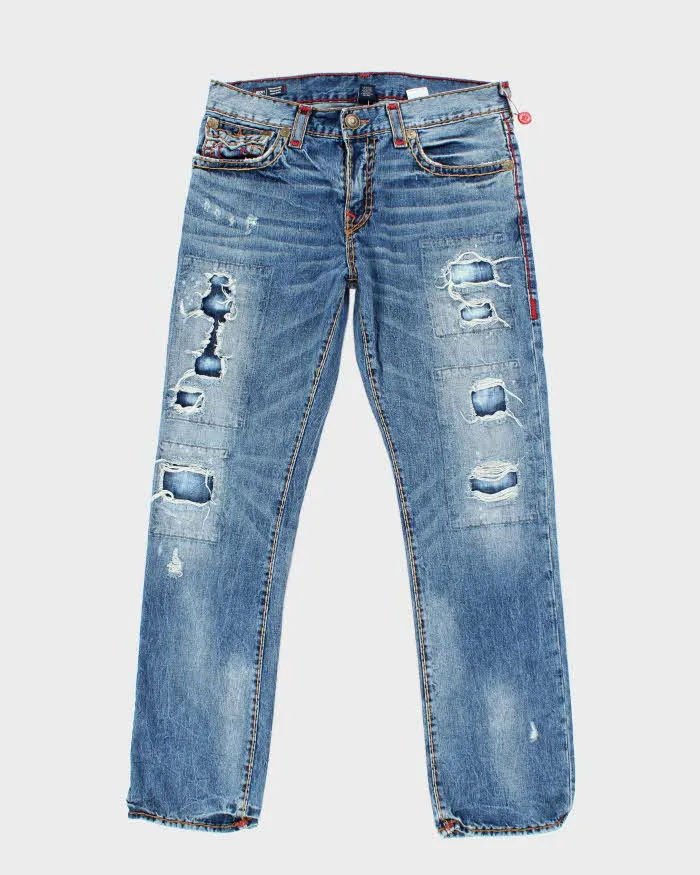 Vintage 2000's True Religion Medium Wash Jeans - W34 L33 sold by Rokit