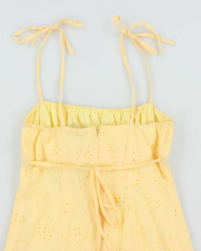 Vintage Y2k 00s Pusch Yellow Mini Dress - M sold by Rokit product image thumbnail 4
