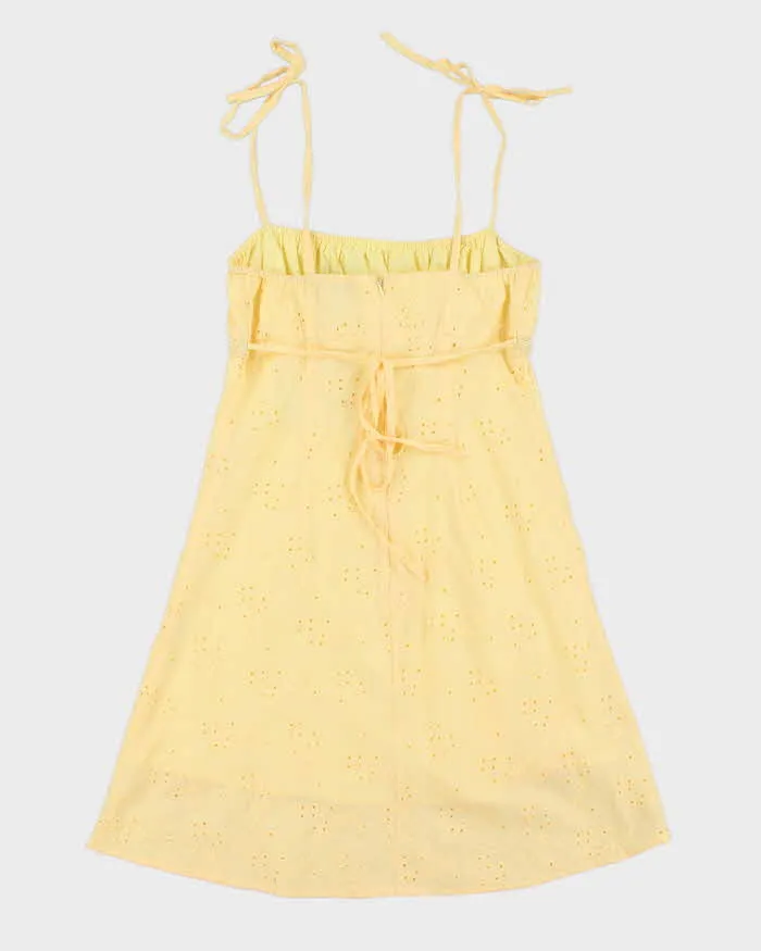 Vintage Y2k 00s Pusch Yellow Mini Dress - M sold by Rokit product image thumbnail 2