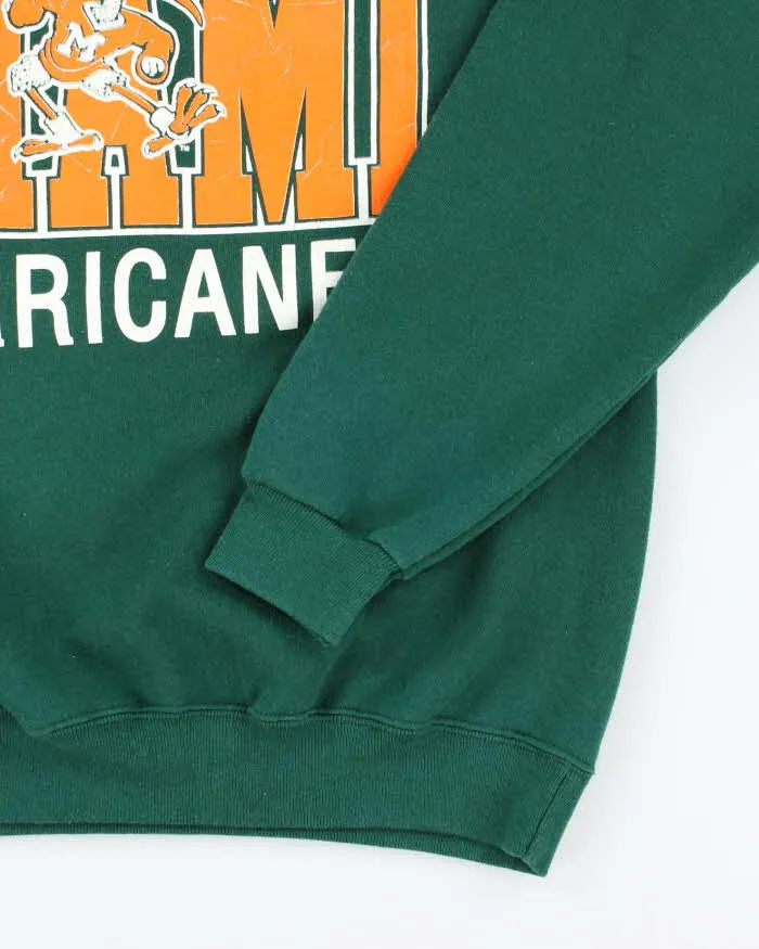 Vintage 90's Miami Hurricanes Big Graphic Sweatshirt - L sold by Rokit product image thumbnail 4
