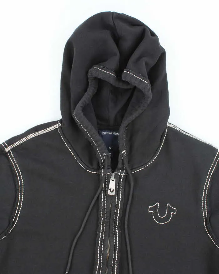 Vintage Y2K True Religion Contrast Stitch Zip Up Hoodie - M sold by Rokit product image thumbnail 3