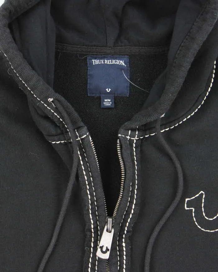 Vintage Y2K True Religion Contrast Stitch Zip Up Hoodie - M sold by Rokit product image thumbnail 5