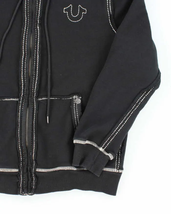 Vintage Y2K True Religion Contrast Stitch Zip Up Hoodie - M sold by Rokit product image thumbnail 4