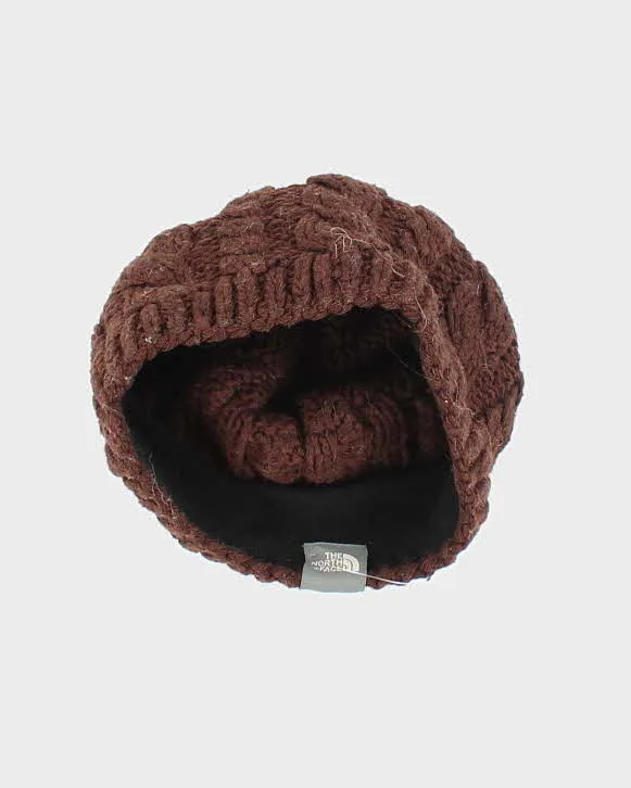 Vintage Y2K Women's The North Face Cable Knit Insulated Toque Beanie - OS sold by Rokit product image thumbnail 5