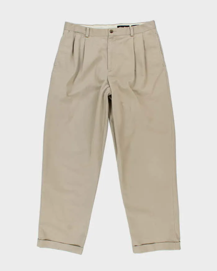 Vintage 2000's Eddie Bauer Relaxed Fit Chino Trousers - W34 L31 sold by Rokit