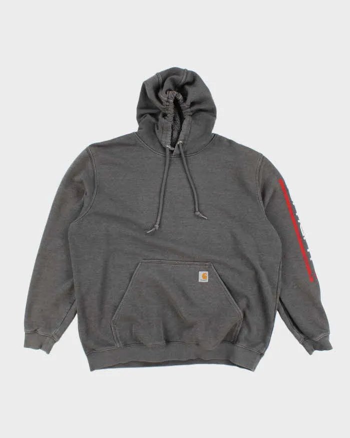 Vintage 2000's Carhartt Sleeve Print Oversized Hoodie - XL sold by Rokit