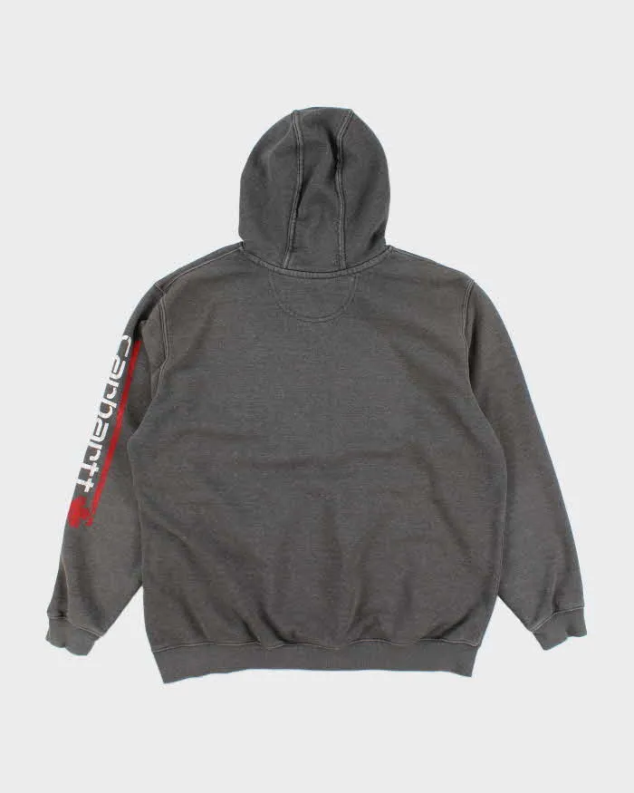 Vintage 2000's Carhartt Sleeve Print Oversized Hoodie - XL sold by Rokit product image thumbnail 2