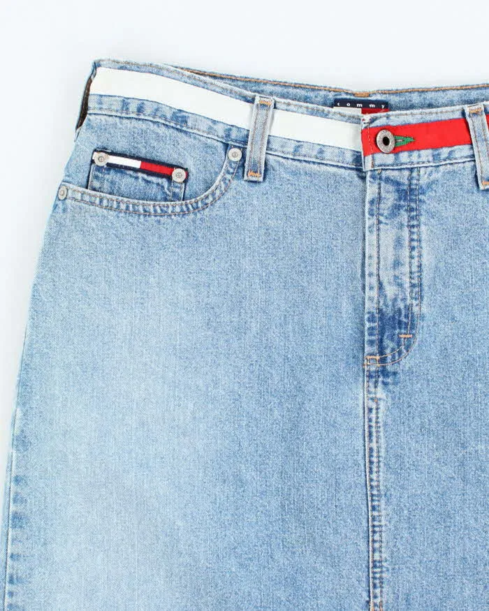 Vintage 90s Tommy Hilfiger Denim Skirt - S sold by Rokit product image thumbnail 3