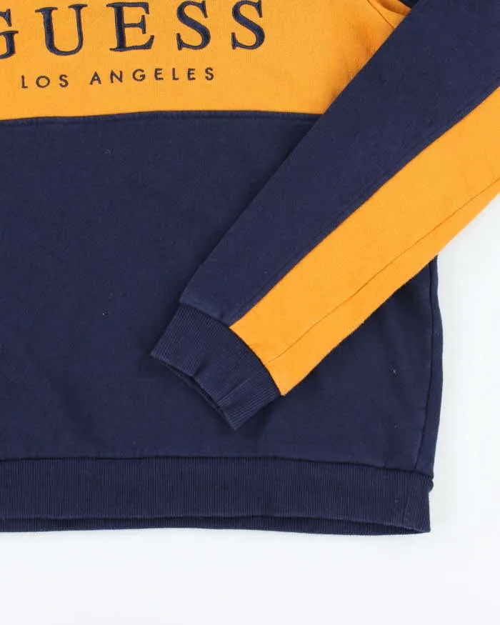 Vintage Y2K Guess Spell Out Two-Tone Sweatshirt - M sold by Rokit product image thumbnail 4