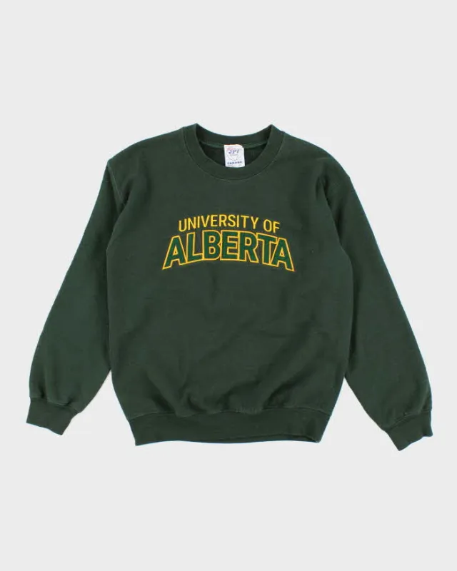 Vintage 2000's Alberta University Spell Out Sweatshirt - S sold by Rokit