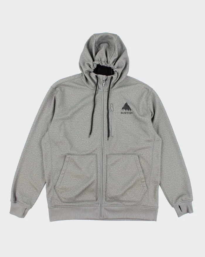 Vintage 2000's Burton Snowboards Oversized Zip Up Hoodie - XL sold by Rokit