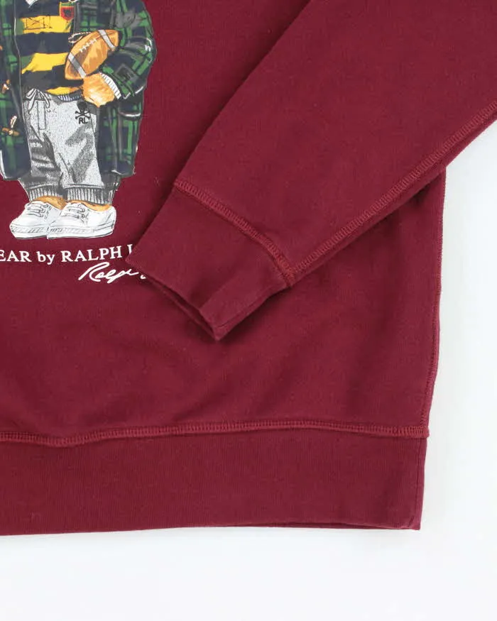 Vintage 2000's Women's Ralph Lauren Polo Bear Sweatshirt - L sold by Rokit product image thumbnail 4