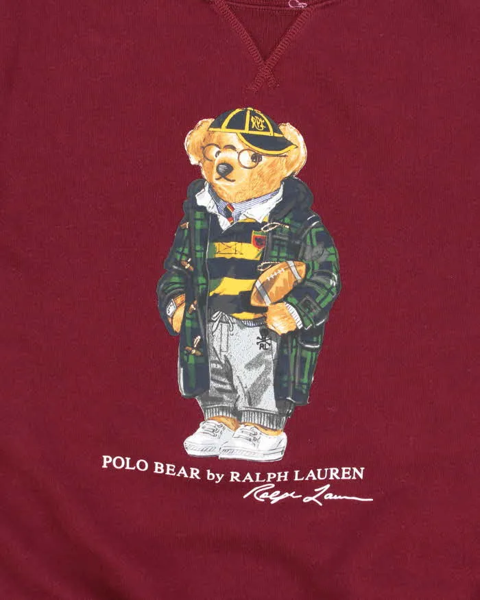 Vintage 2000's Women's Ralph Lauren Polo Bear Sweatshirt - L sold by Rokit product image thumbnail 3