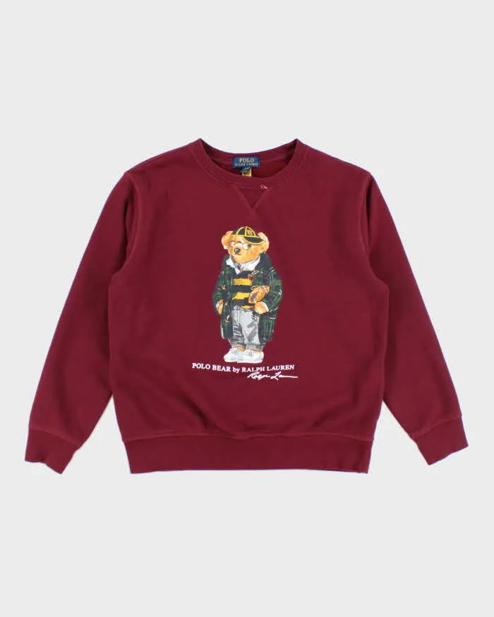 Vintage 2000's Women's Ralph Lauren Polo Bear Sweatshirt - L sold by Rokit