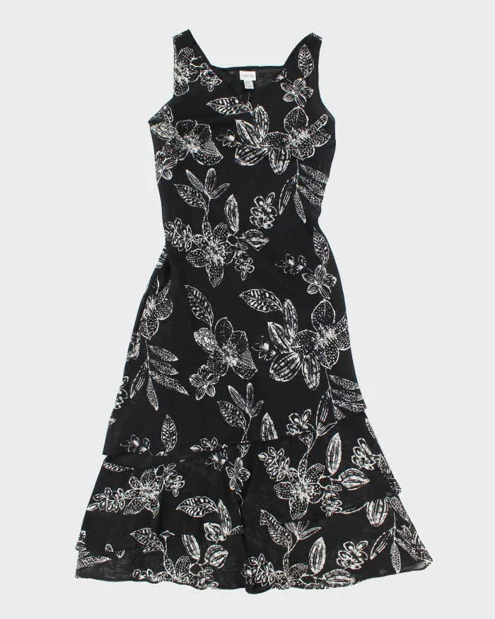 Vintage 90s Chico's Silk Floral Dress - L sold by Rokit