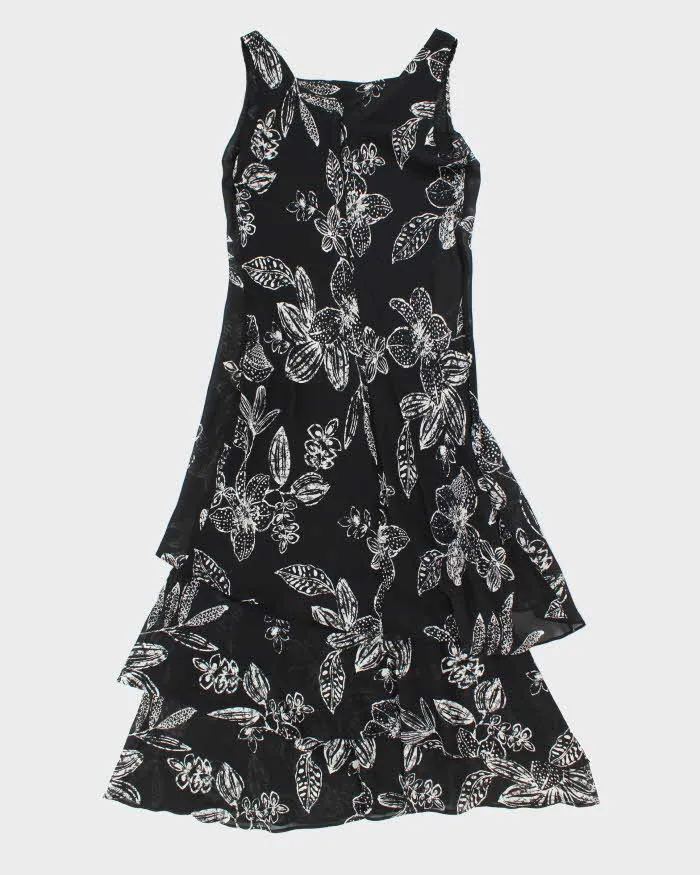 Vintage 90s Chico's Silk Floral Dress - L sold by Rokit product image thumbnail 2