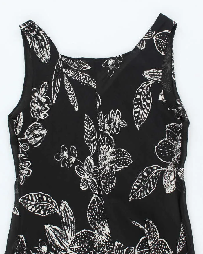 Vintage 90s Chico's Silk Floral Dress - L sold by Rokit product image thumbnail 4