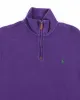 Vintage Ralph Lauren Purple Quarter-Zip Jumper - L sold by Rokit