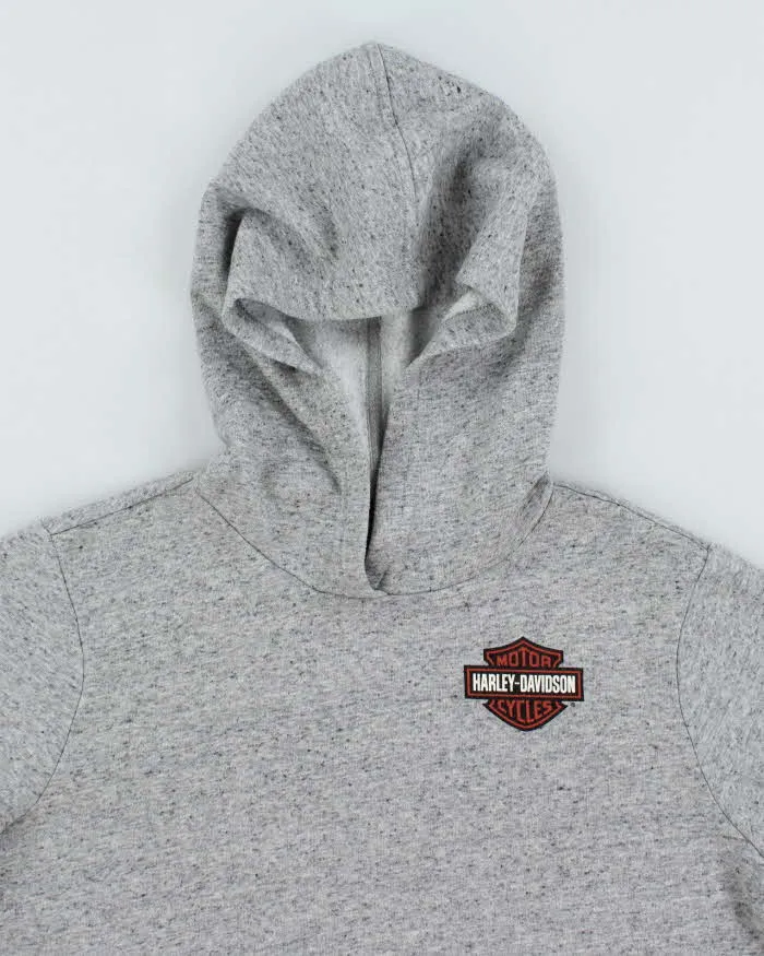 Vintage Y2K Harley Davidson Lightweight Graphic Print Hoodie - L sold by Rokit product image thumbnail 3