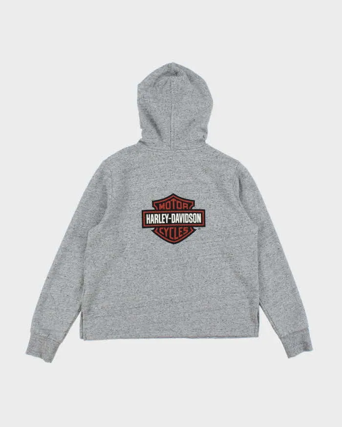 Vintage Y2K Harley Davidson Lightweight Graphic Print Hoodie - L sold by Rokit product image thumbnail 2