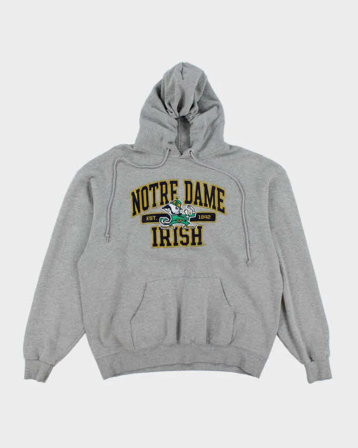 Vintage 2000's Champion Fighting Irish Embroidered Hoodie - L sold by Rokit