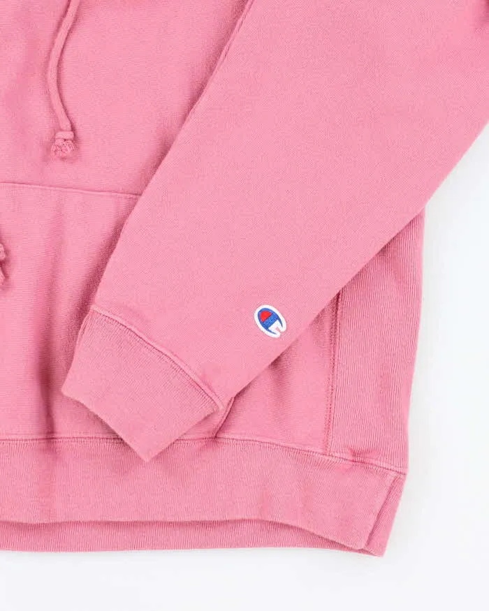 Vintage 2000's Champion Reverse Weave Pink Hoodie - XL sold by Rokit product image thumbnail 4