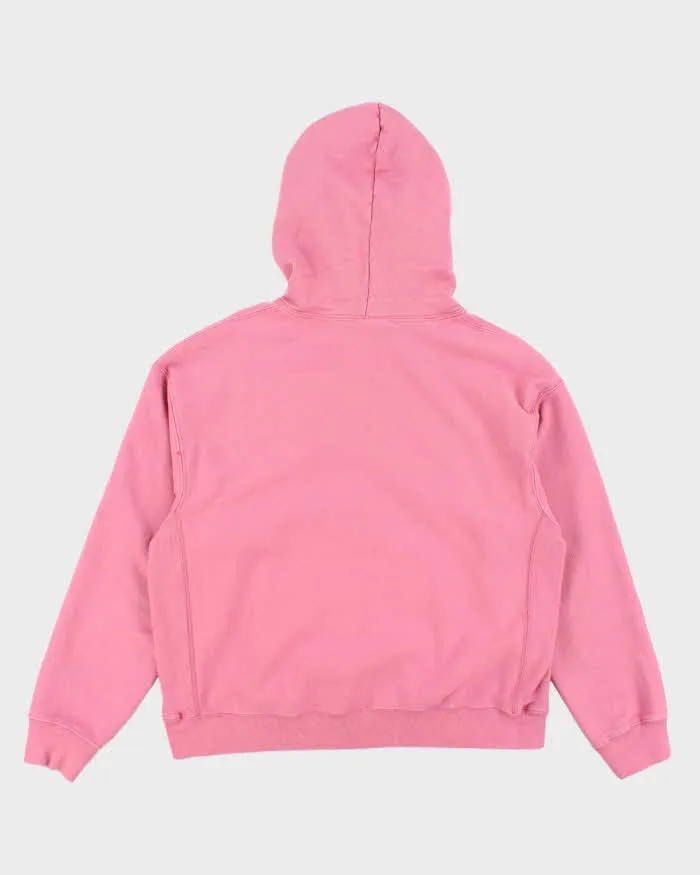 Vintage 2000's Champion Reverse Weave Pink Hoodie - XL sold by Rokit product image thumbnail 2