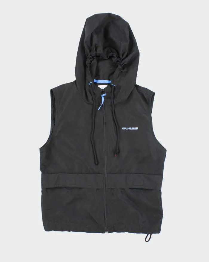 Vintage Y2k 00s Guess Sleeveless Waterproof Jacket - S sold by Rokit
