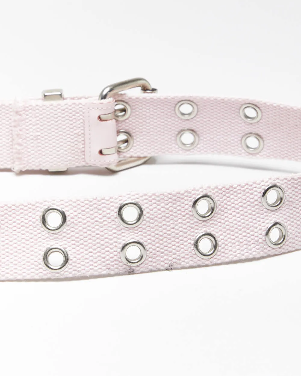Vintage Y2k 00s Pink Eyelet Belt - O/S sold by Rokit product image thumbnail 4