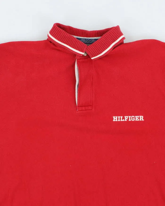 Vintage Y2K Tommy Hilfiger Embroidered Logo Polo Shirt - L sold by Rokit product image thumbnail 3