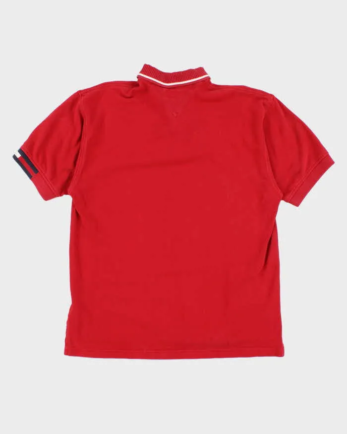 Vintage Y2K Tommy Hilfiger Embroidered Logo Polo Shirt - L sold by Rokit product image thumbnail 2