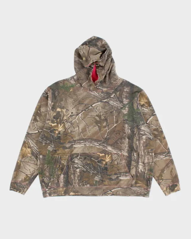 Vintage Y2K Women's Real Tree Contrast Stitch Camouflage Hoodie - XL sold by Rokit