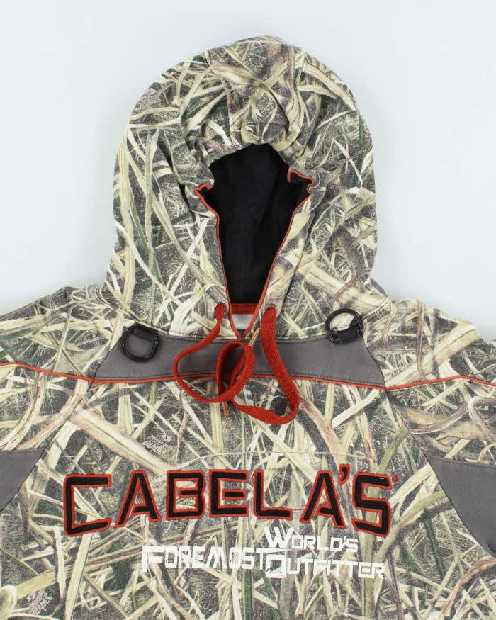 Vintage Y2K Cabela's Camouflage Embroidered Hoodie - M sold by Rokit product image thumbnail 3