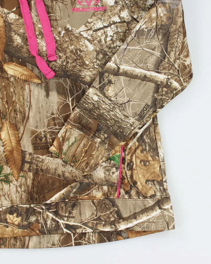 Vintage Y2K Women's Real Tree Embroidered Logo Camouflage Hoodie - M sold by Rokit product image thumbnail 4