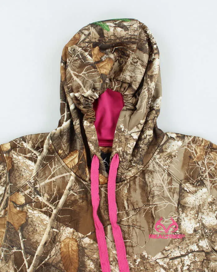 Vintage Y2K Women's Real Tree Embroidered Logo Camouflage Hoodie - M sold by Rokit product image thumbnail 3