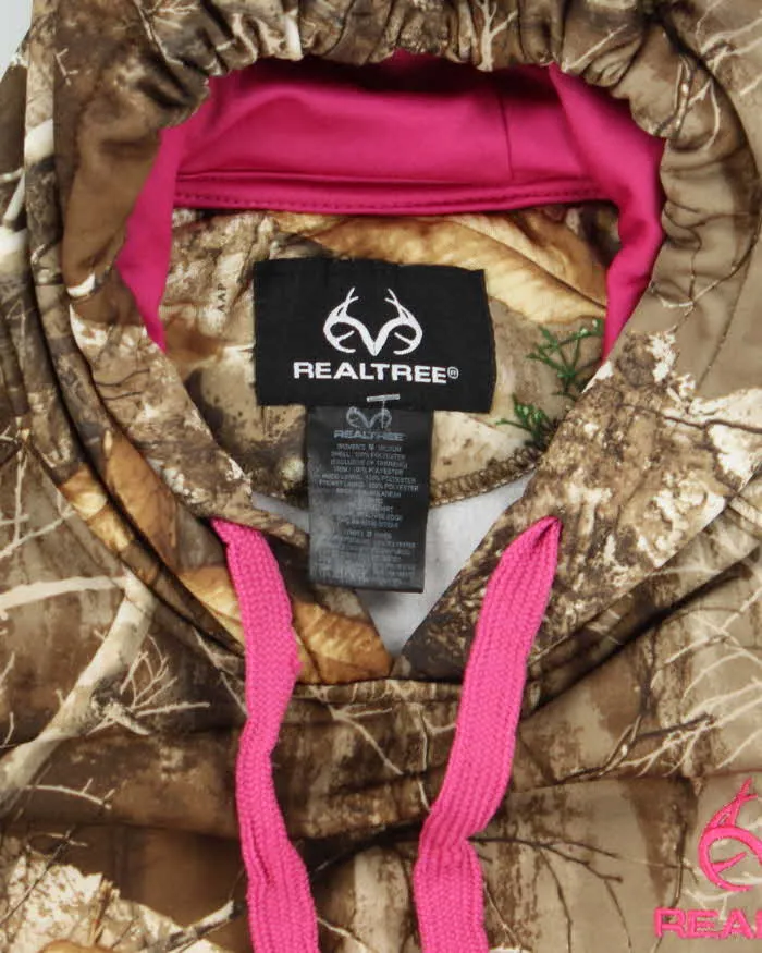 Vintage Y2K Women's Real Tree Embroidered Logo Camouflage Hoodie - M sold by Rokit product image thumbnail 5