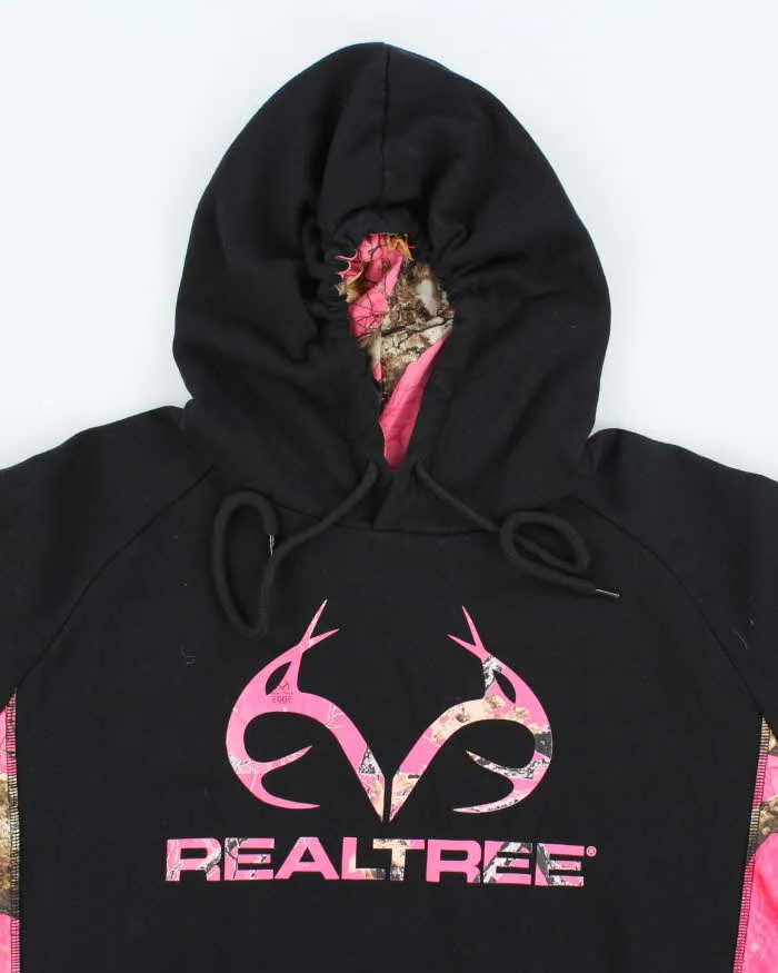 Vintage Y2K Women's Real Tree Pink Camouflage Logo Hoodie - M sold by Rokit product image thumbnail 3