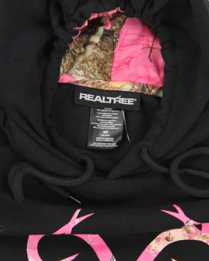 Vintage Y2K Women's Real Tree Pink Camouflage Logo Hoodie - M sold by Rokit product image thumbnail 5