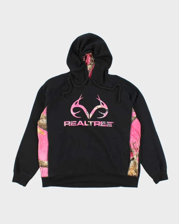 Vintage Y2K Women's Real Tree Pink Camouflage Logo Hoodie - M sold by Rokit