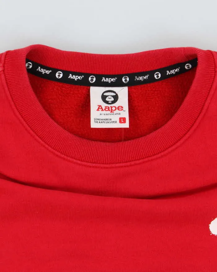 Vintage 2000's AAPE by Bathing Ape Graphic Print Sweatshirt - L sold by Rokit product image thumbnail 5