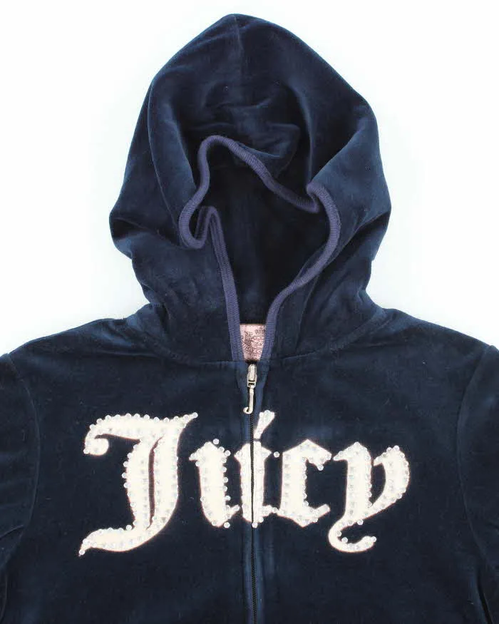 Vintage Y2k 00s Juicy Couture Zip-Up Hoodie - L sold by Rokit product image thumbnail 3
