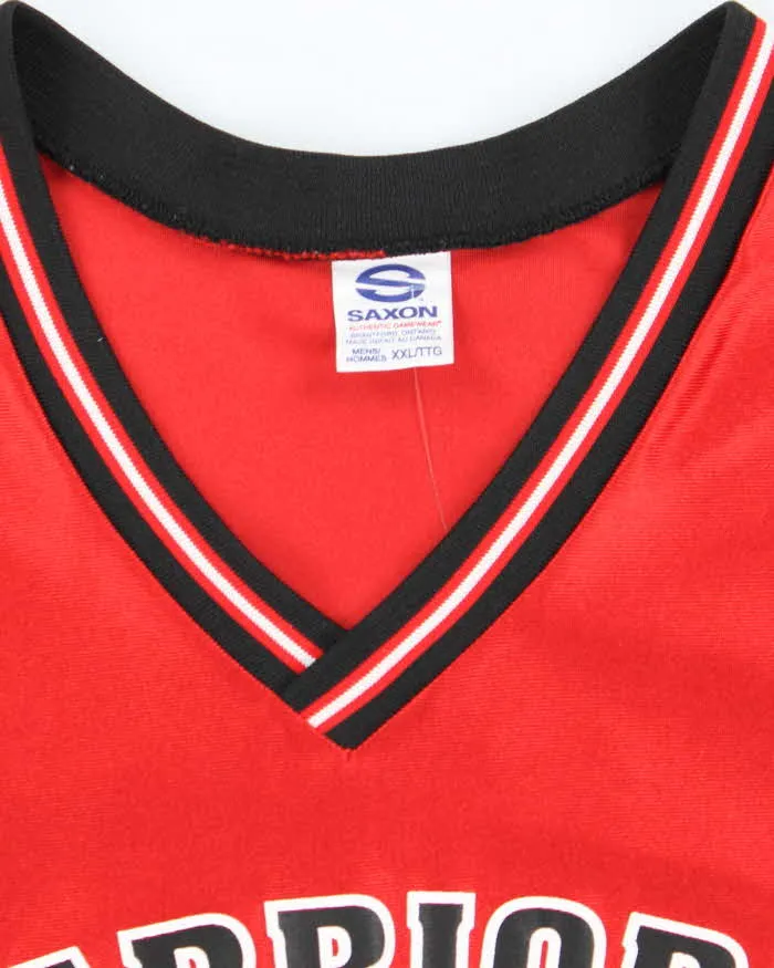 Vintage 90's Saxon The Warriors Basketball Jersey - XXL sold by Rokit product image thumbnail 5